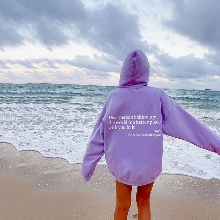 DivaEllaā¢- 'Dear Person Behind Me' Unisex Hoodie
