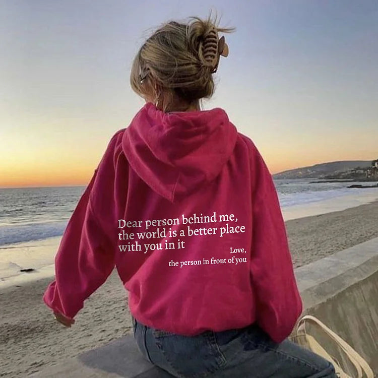 DivaElla™- 'Dear Person Behind Me' Unisex Hoodie