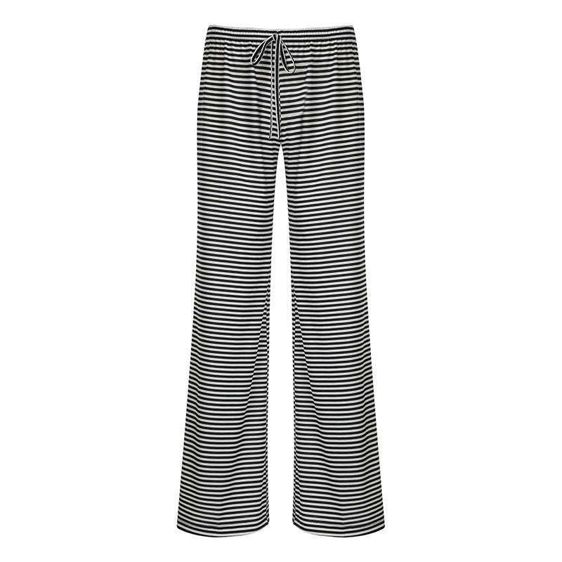 DivaElla™- Y2K Striped Lounge Pants