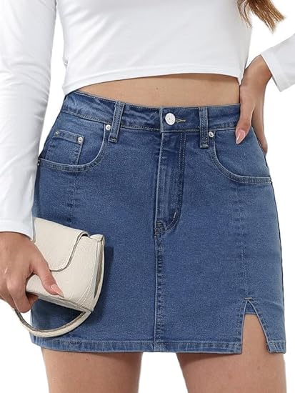 DivaElla™- Denim Skirt