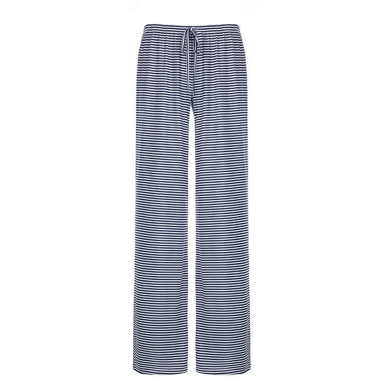 DivaElla™- Y2K Striped Lounge Pants