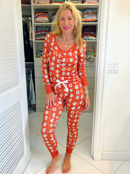 DivaElla™- Happy Fall Pajama Jogger Set