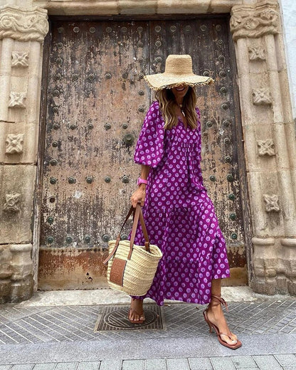 Bohemian floral dress