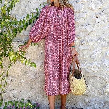 Bohemian floral dress