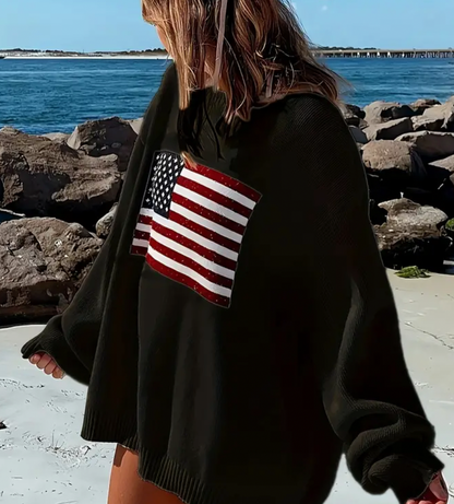 USA Flag Sweater