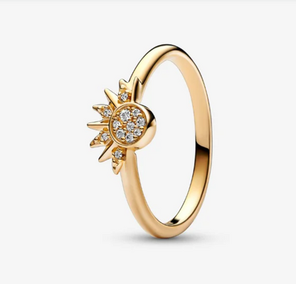 DivaElla™- Sun & Moon Ring