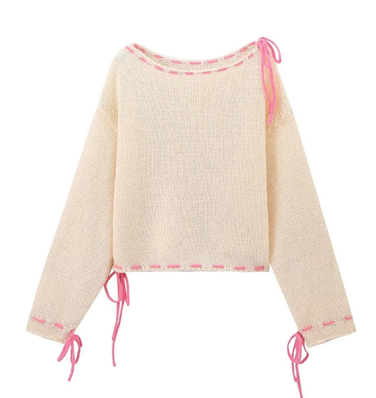 DivaElla™- Loose Knitted Sweater