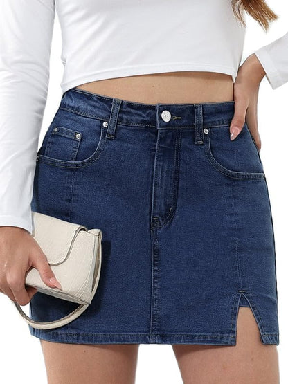 DivaElla™- Denim Skirt