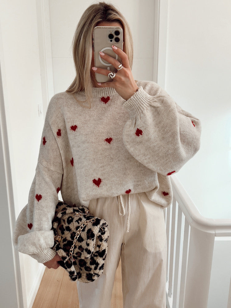 Red Heart Sweater